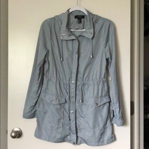 Forever 21 baby blue windbreaker